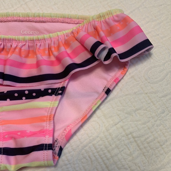 2T (6/$20) Striped Swimsuit Bottoms by George - Picture 2 of 8